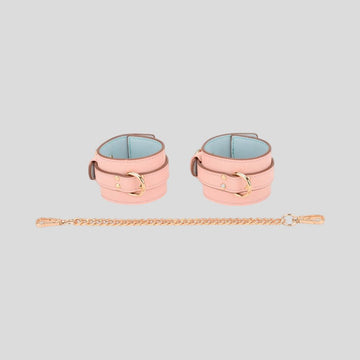 Pretty in Pink - Faux Leather Wrist Cuffs - Shopping & Things