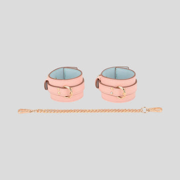 Pretty in Pink - Faux Leather Wrist Cuffs