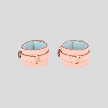 Pretty in Pink - Faux Leather Wrist Cuffs