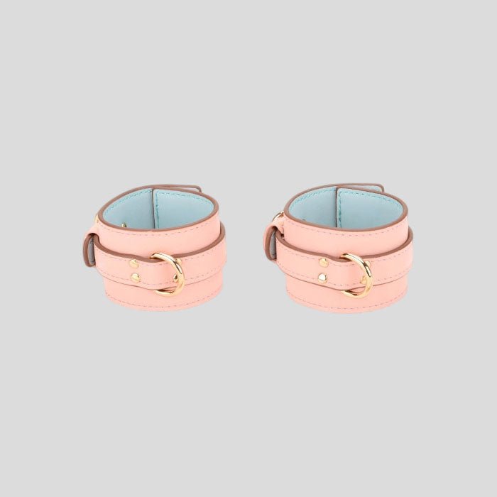 Pretty in Pink - Faux Leather Ankle Cuffs - Shopping & Things