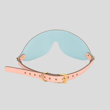 Pretty in Pink - Faux Leather Blindfold